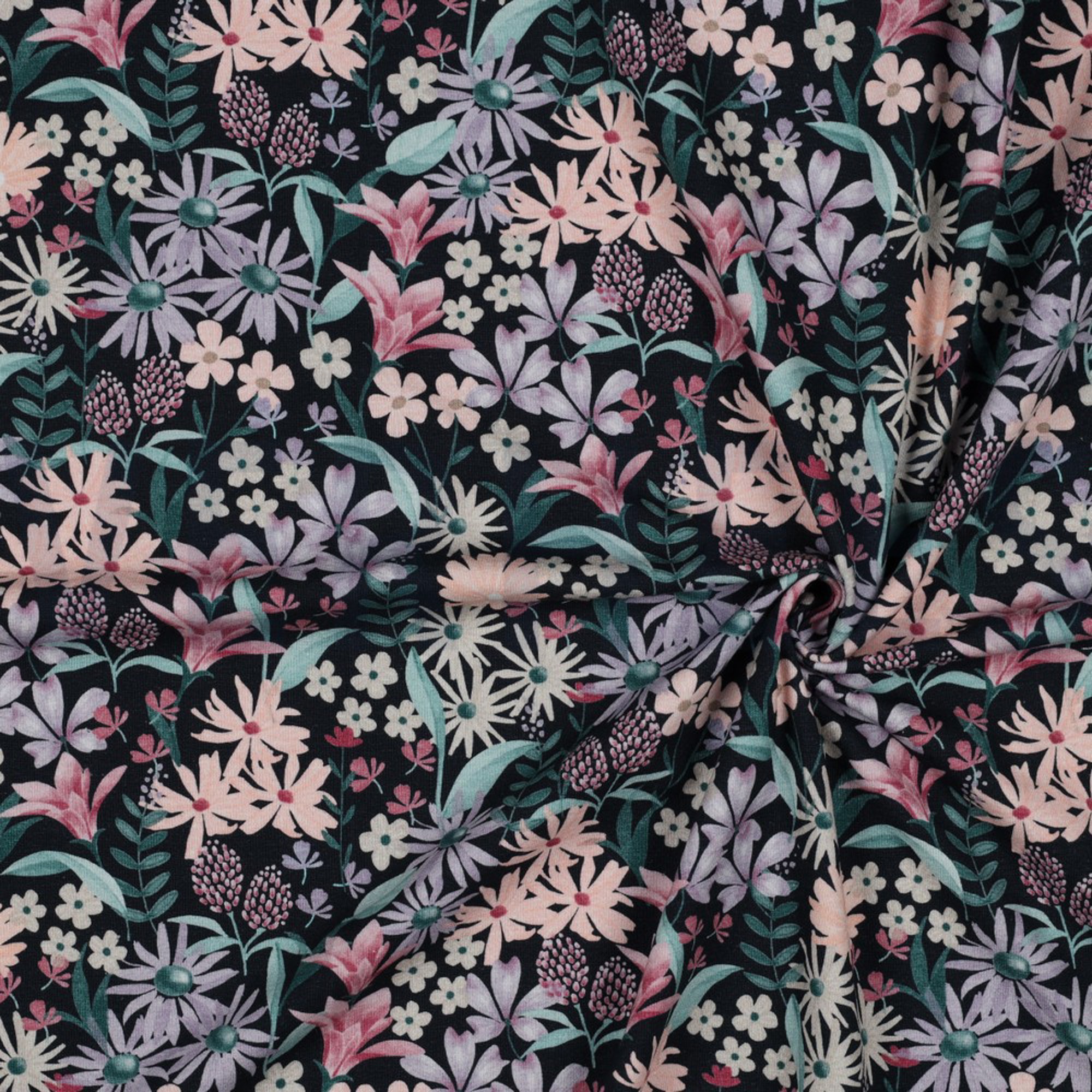 JERSEY DIGITAAL BLOEMEN MARINEBLAUW (high resolution) #2