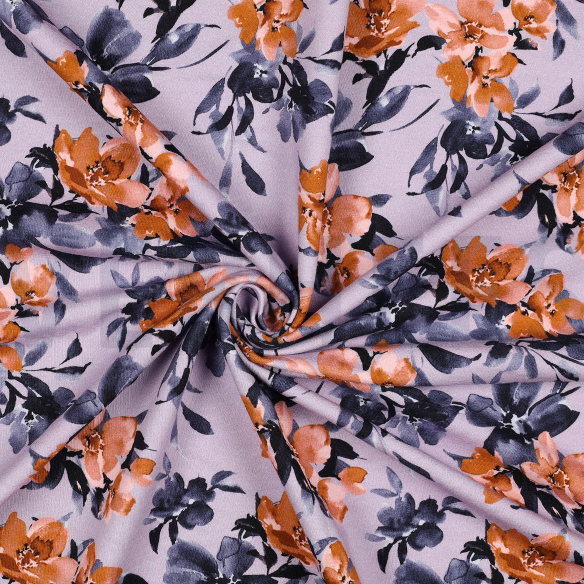 FRENCH TERRY DIGITAAL BLOEMEN LILA (high resolution) #2