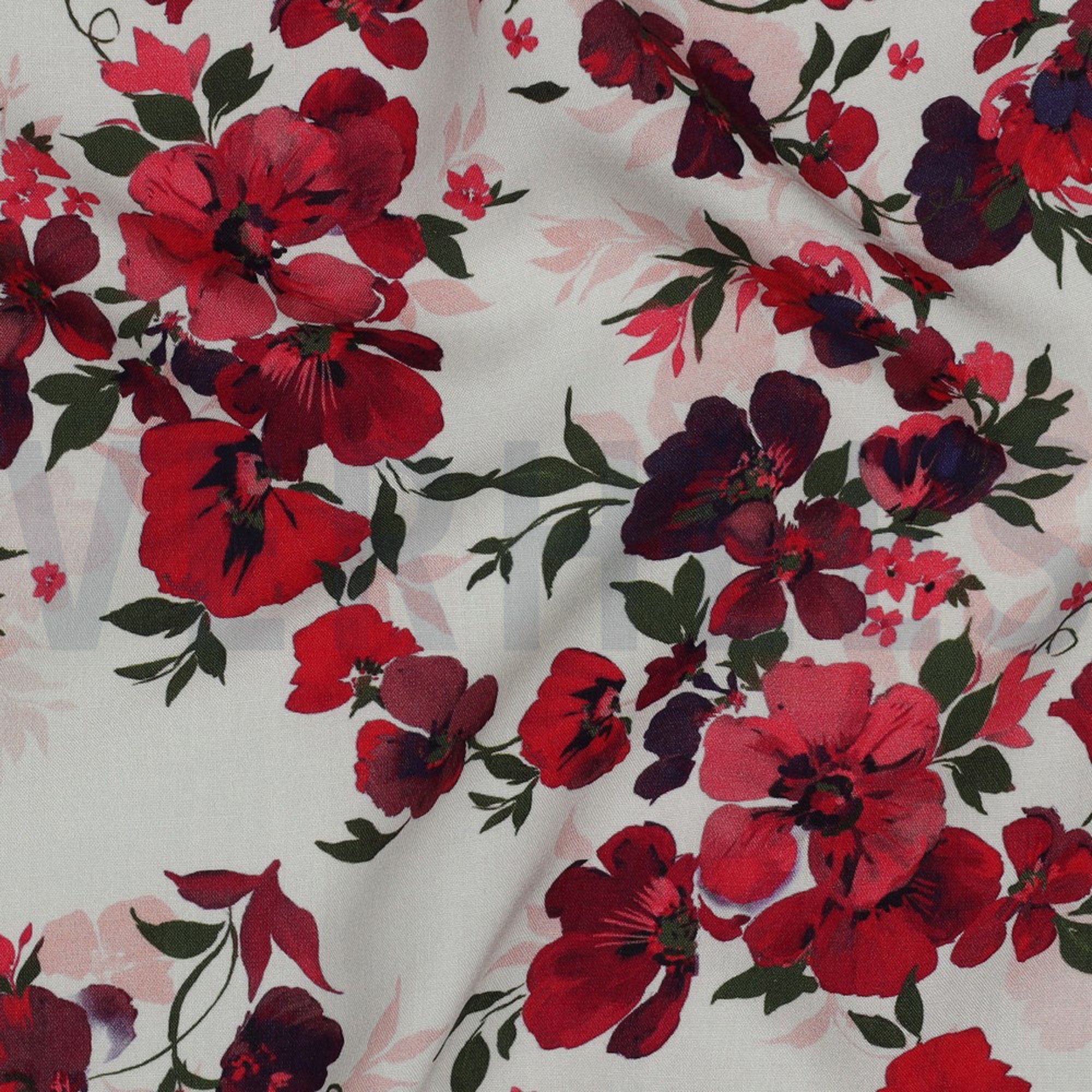 LENZING™ ECOVERO™ DIGITAL FLOWERS OFFWHITE (high resolution) #2