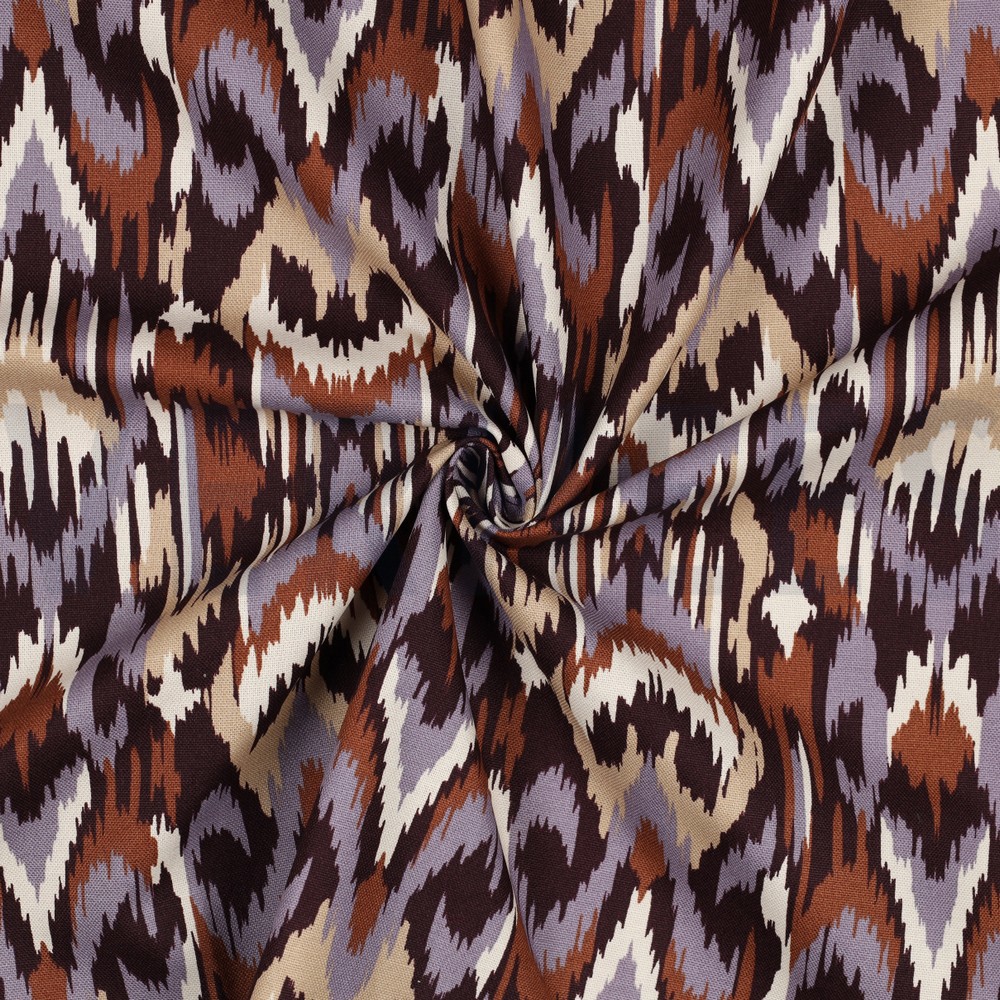 CANVAS ABSTRACT AUBERGINE #7