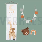 CANVAS DIGITAAL KINDERKAMER DECO PANEEL LINNENLOOK (thumbnail) #2