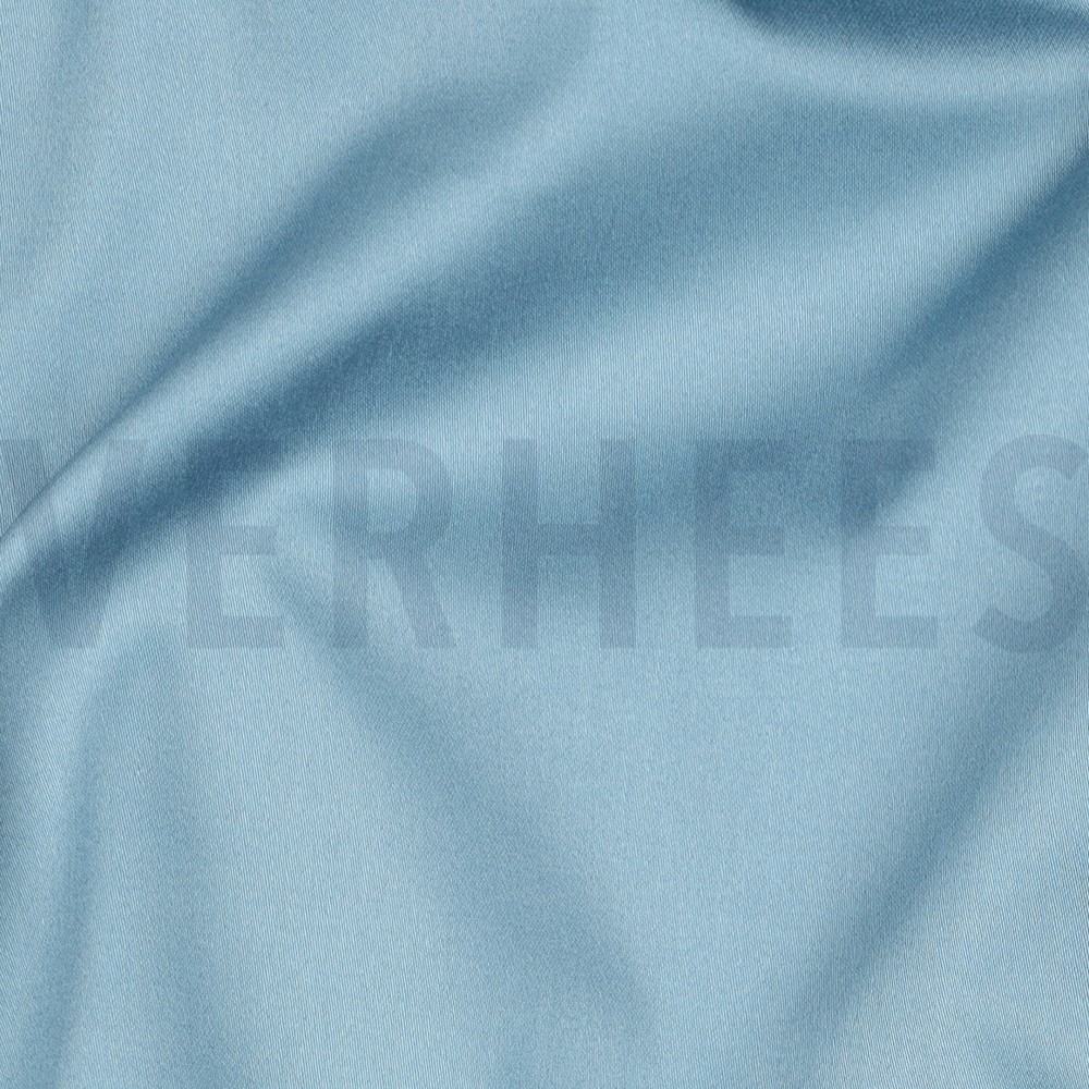 COTON SATIN STRETCH BLEU #7