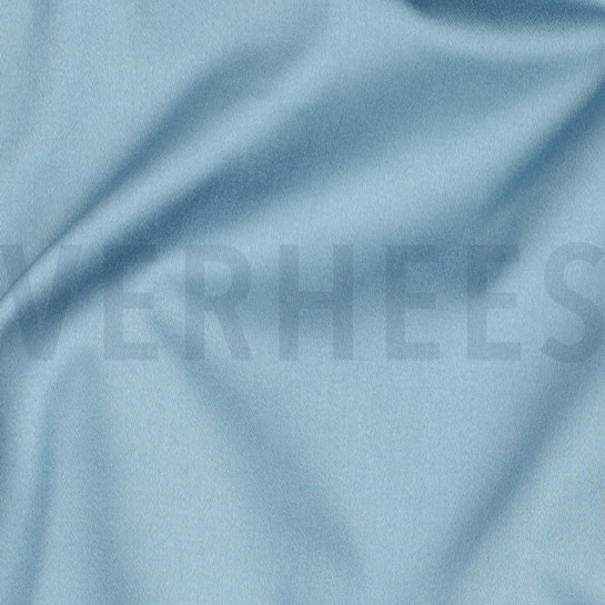 BAUMWOLLE SATIN STRETCH BLAU #7