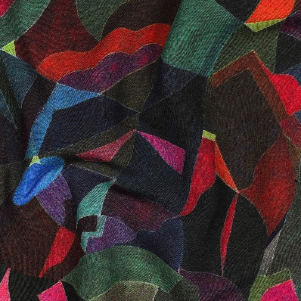 LENZING™ ECOVERO™ DIGITAL ABSTRACT MULTICOLOUR #7