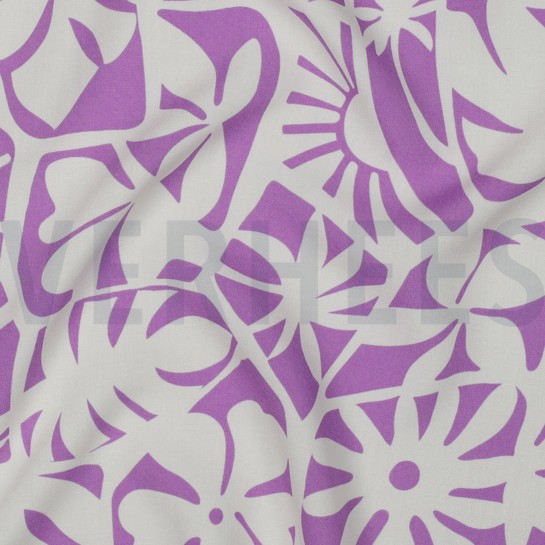 LENZING™ ECOVERO™ GEOMETRIC PURPLE #7