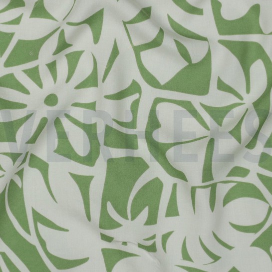 LENZING™ ECOVERO™ GEOMETRIC GREEN #7