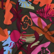 LENZING™ ECOVERO™ FLOWERS ARMY GREEN (thumbnail) #2