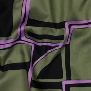 COTON SATIN GEOMETRIQUE NOIR (thumbnail) #2