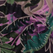 COTON VISCOSE DIGITAL FEUILLES VIOLET (thumbnail) #2