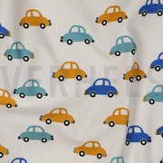 POPELINE DE COTON VOITURES BLANC CASSÉ (thumbnail) #2