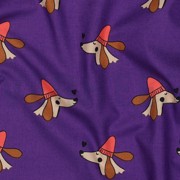 FINE POPLIN DOGS PURPLE (thumbnail) #2