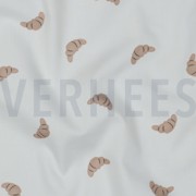 KATOENEN POPLIN DIGITAAL VIVE LA FRANCE WIT (thumbnail) #2