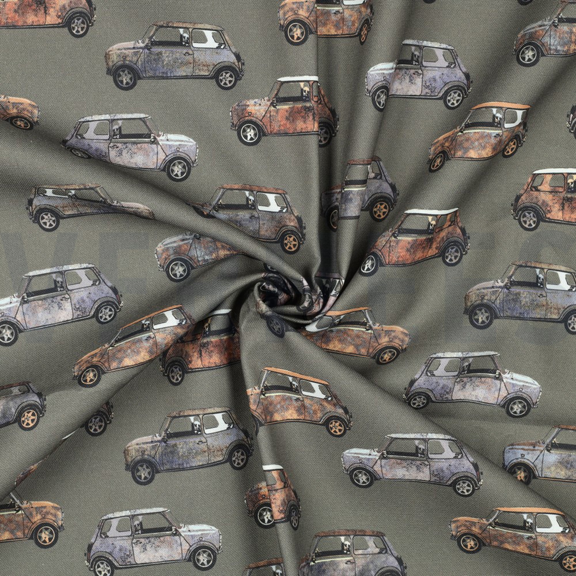 TOILE DÉCORATION DIGITAL VOITURES VERT ARMÉE (high resolution) #2