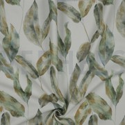 CANVAS DIGITAAL BLADEREN GEBROKEN WIT (thumbnail) #2