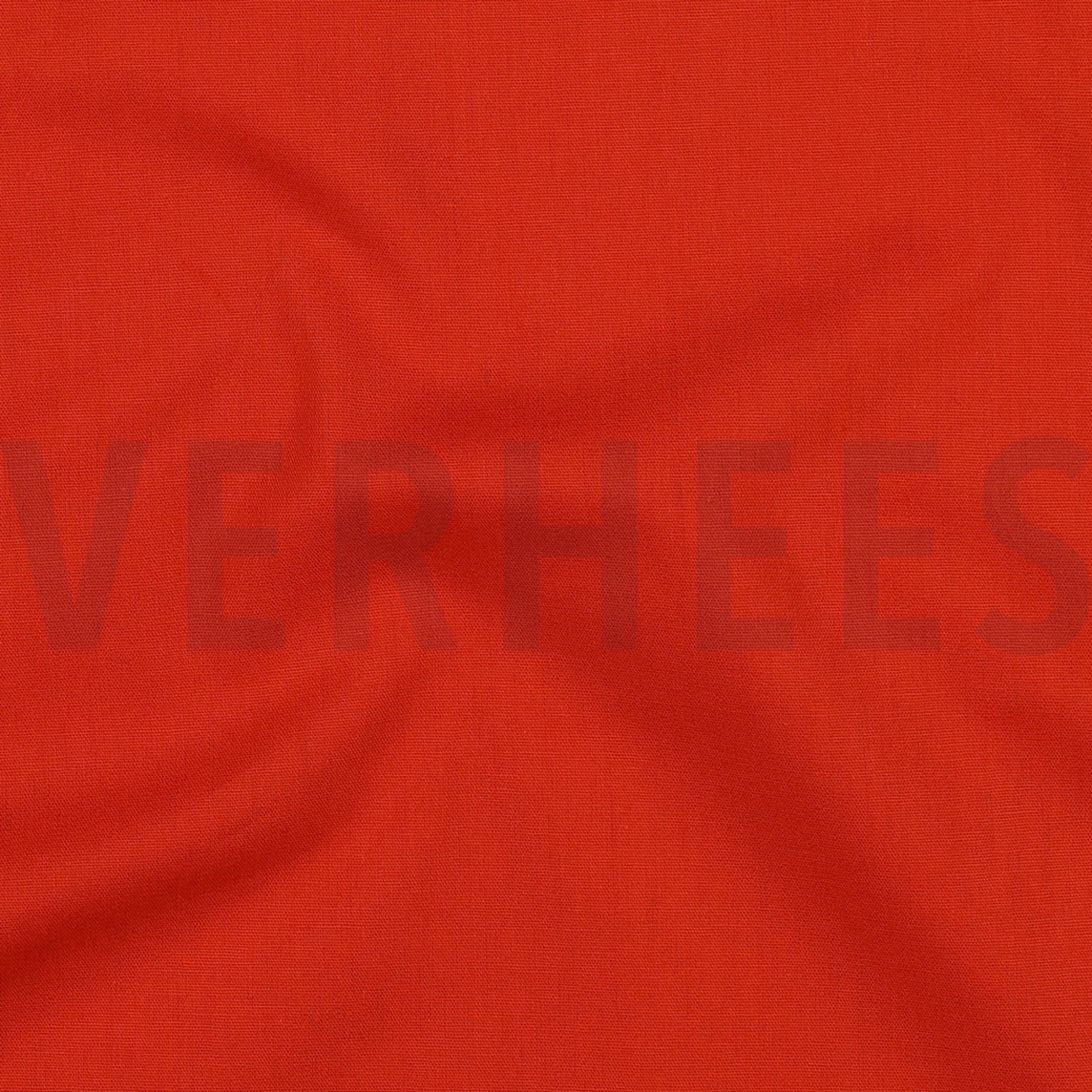 COTTON POPLIN FLAME ORANGE (high resolution) #2