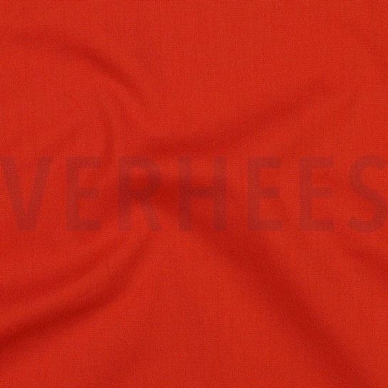 COTTON POPLIN FLAME ORANGE #7