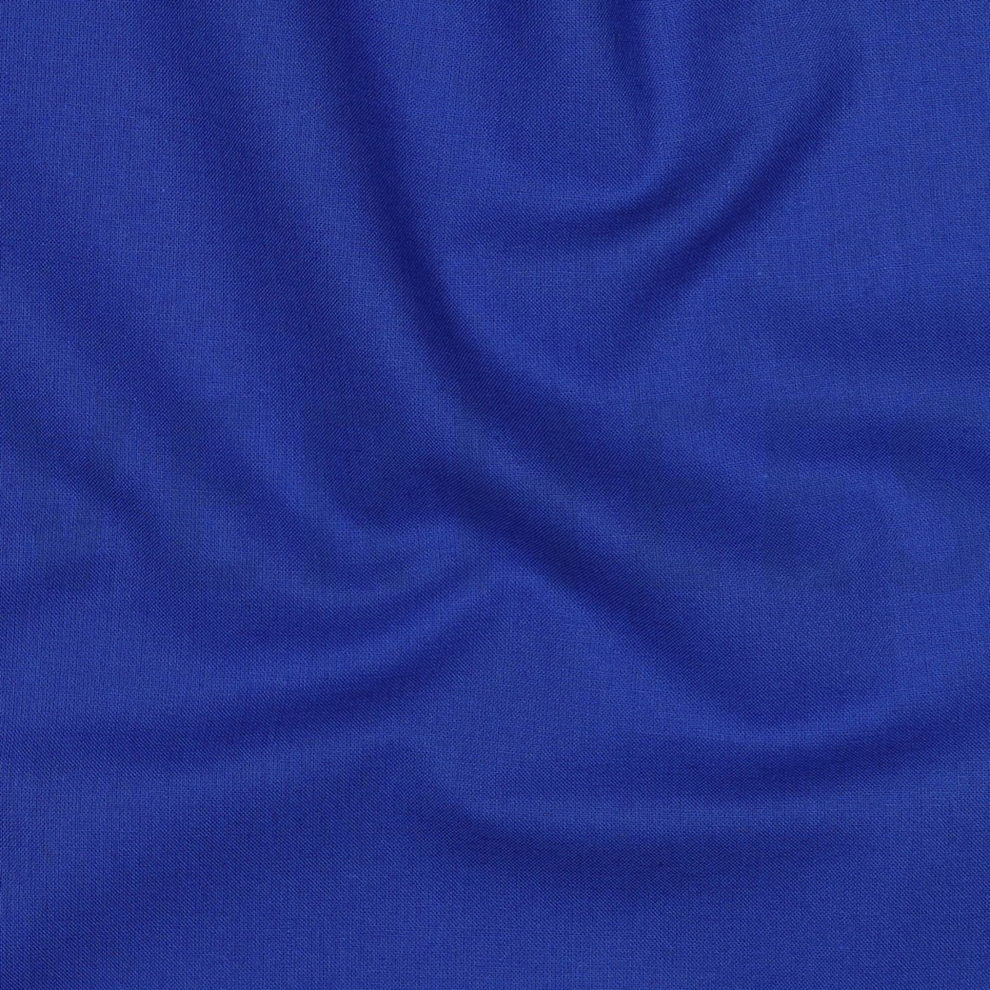 KATOENEN POPLIN KOBALTBLAUW (high resolution) #2