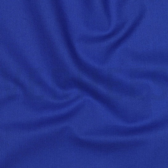 KATOENEN POPLIN KOBALTBLAUW #7
