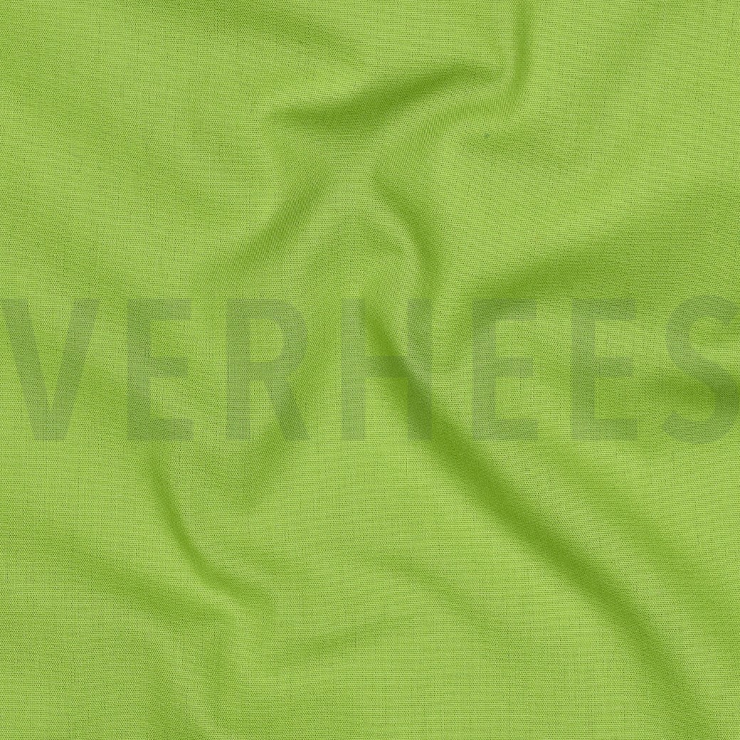 COTTON POPLIN LIME #7