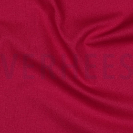 KATOENEN POPLIN KERSENROOD #7