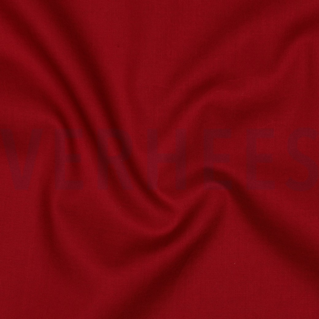 COTON POPLIN ROUGE VIN #7