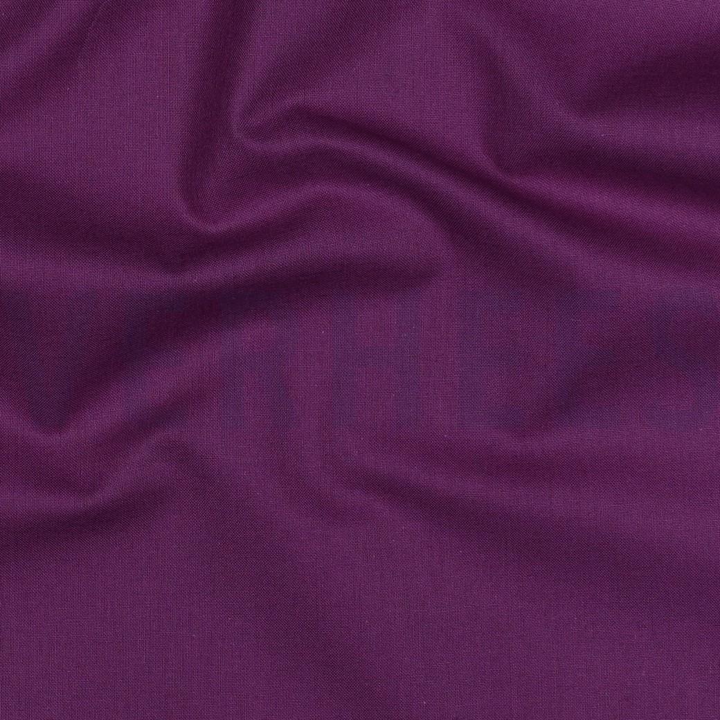 BAUMWOLLE POPELINE DUNKELVIOLETT #7