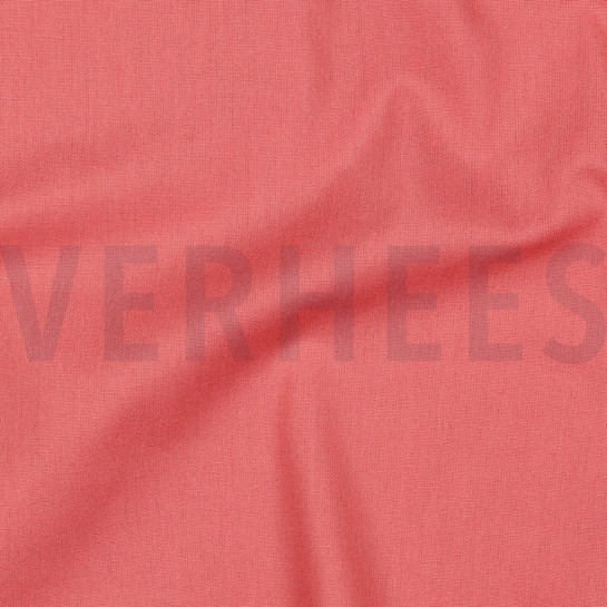 KATOENEN POPLIN KORAAL #7