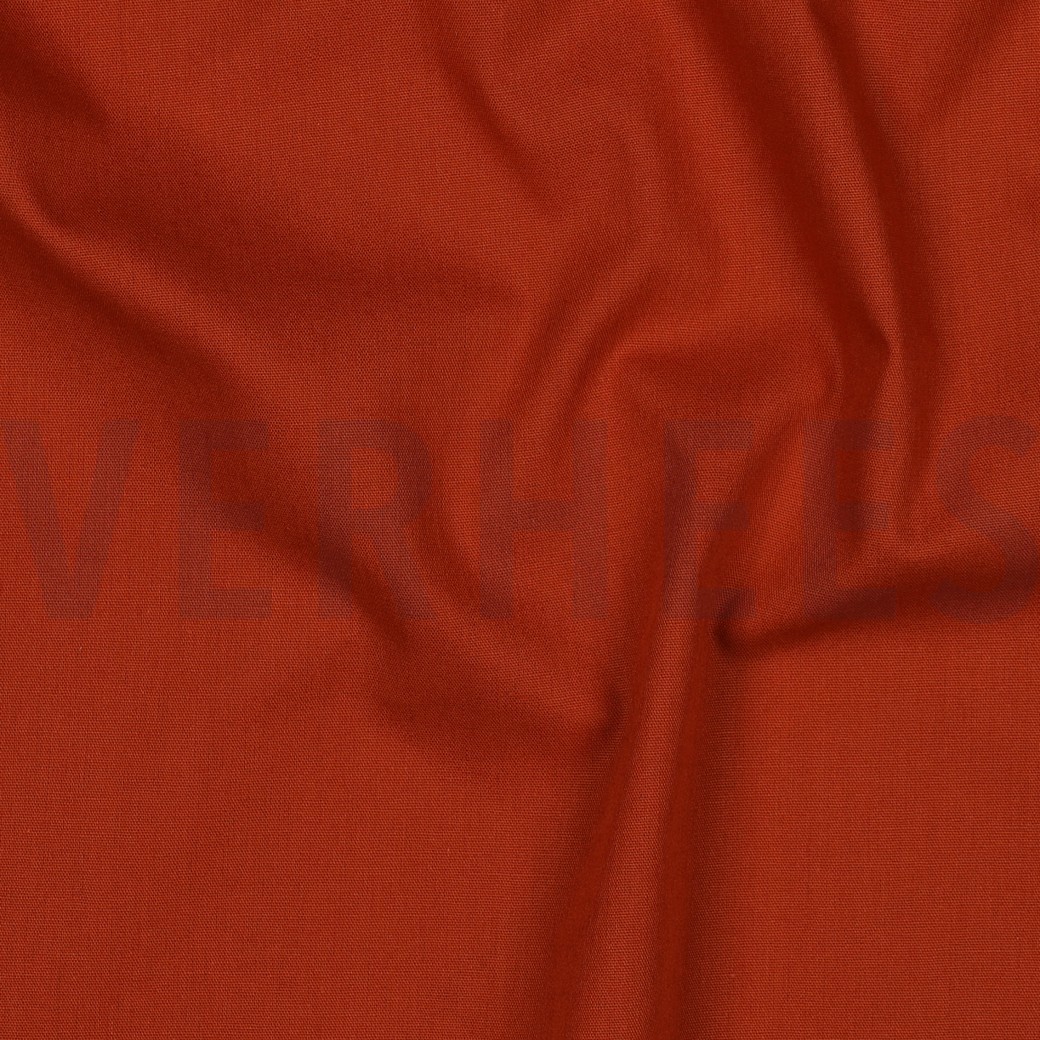BAUMWOLLE POPELINE TERRACOTTA #7