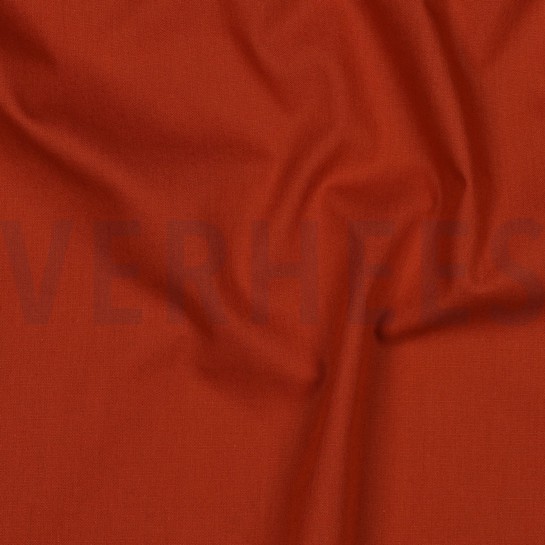 KATOENEN POPLIN TERRACOTTA #7