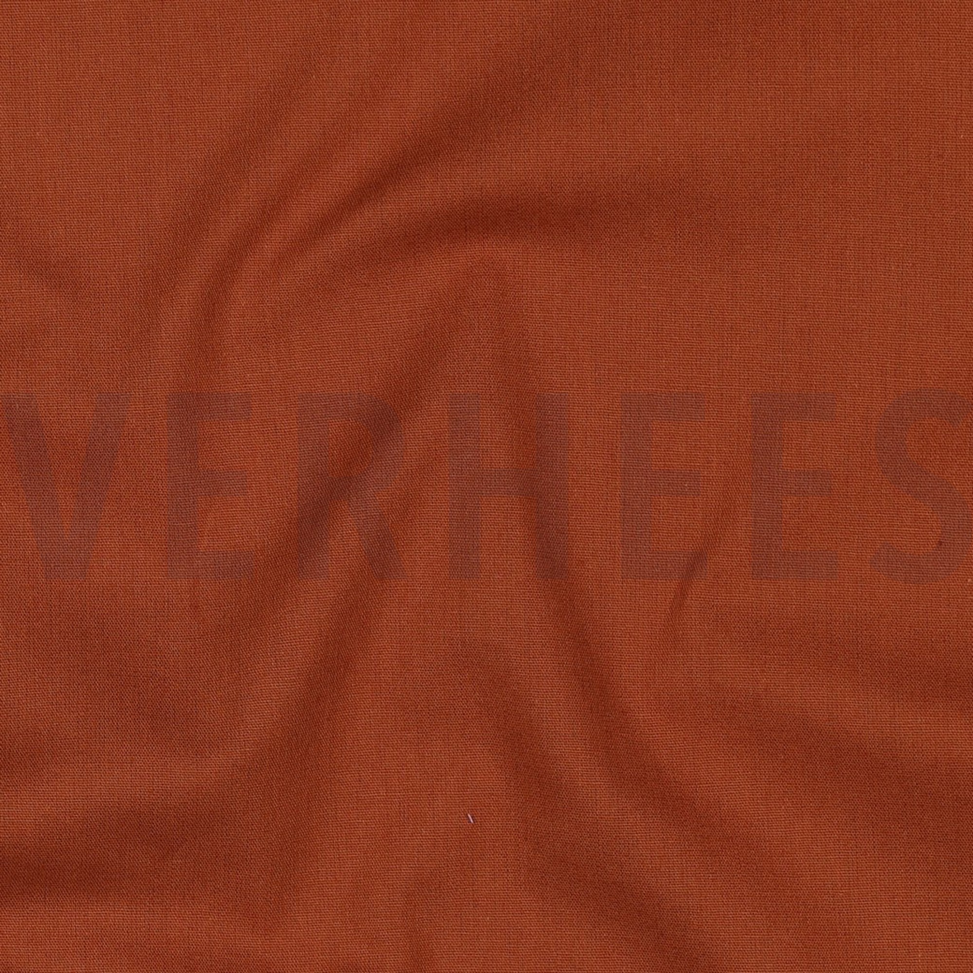 KATOENEN POPLIN COGNAC (high resolution) #2