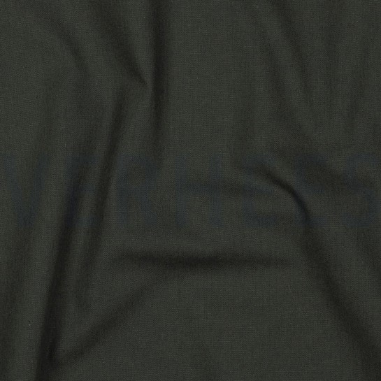 KATOENEN POPLIN LEGERGROEN #7