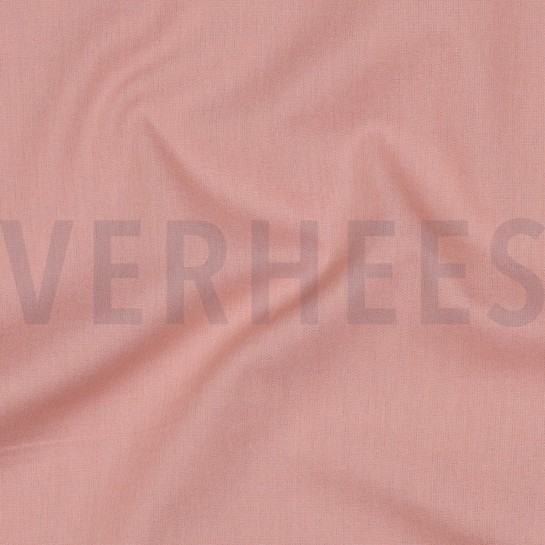 KATOENEN POPLIN DONKERROZE #7