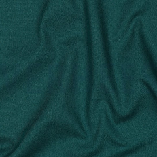 KATOENEN POPLIN DONKER CYAN #7