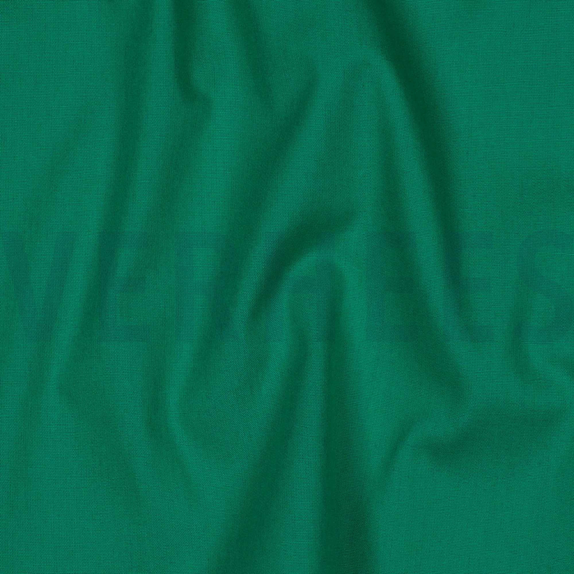 KATOENEN POPLIN SMARAGDGROEN (high resolution) #2