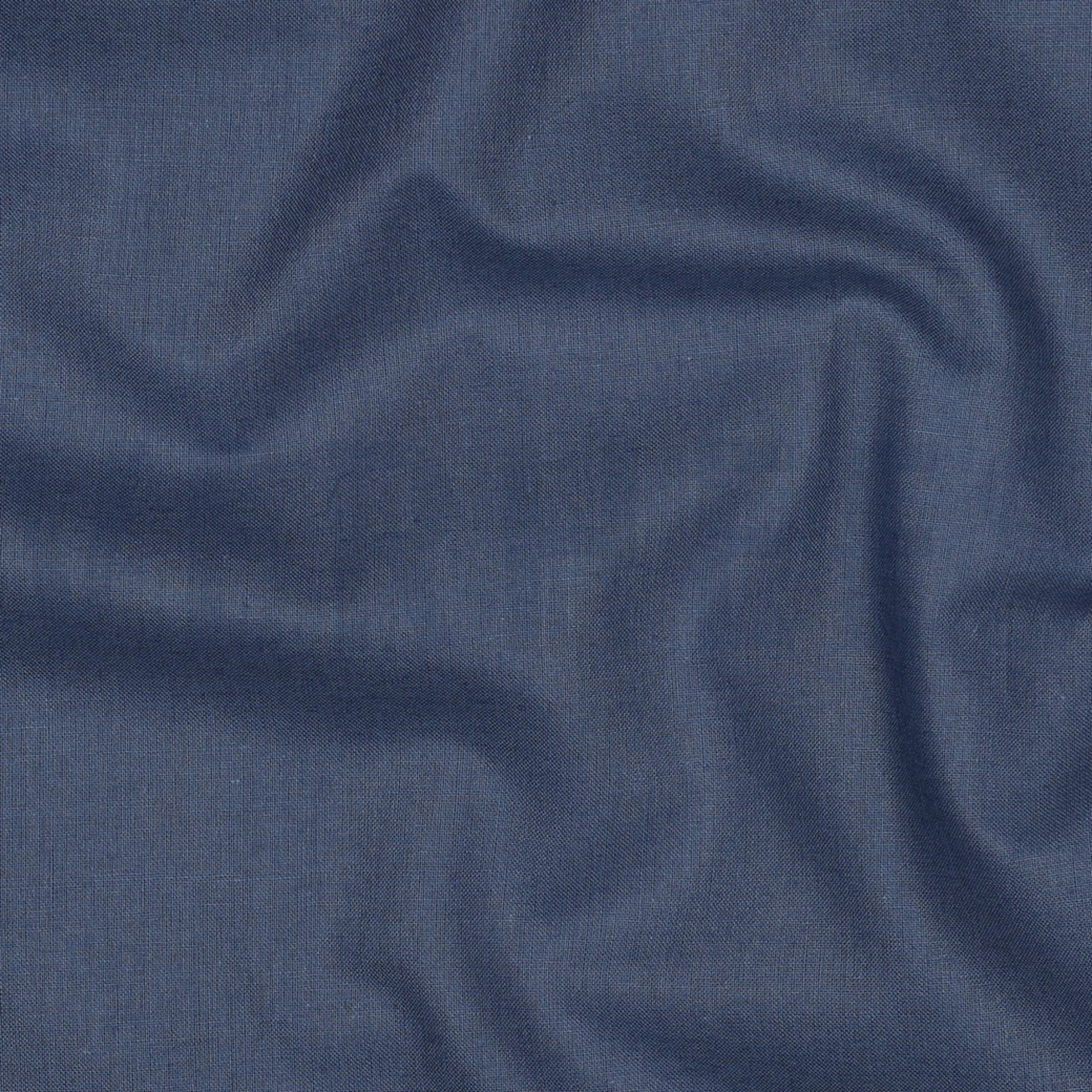 KATOENEN POPLIN JEANSBLAUW (high resolution) #2