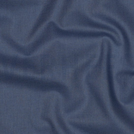 KATOENEN POPLIN JEANSBLAUW #7