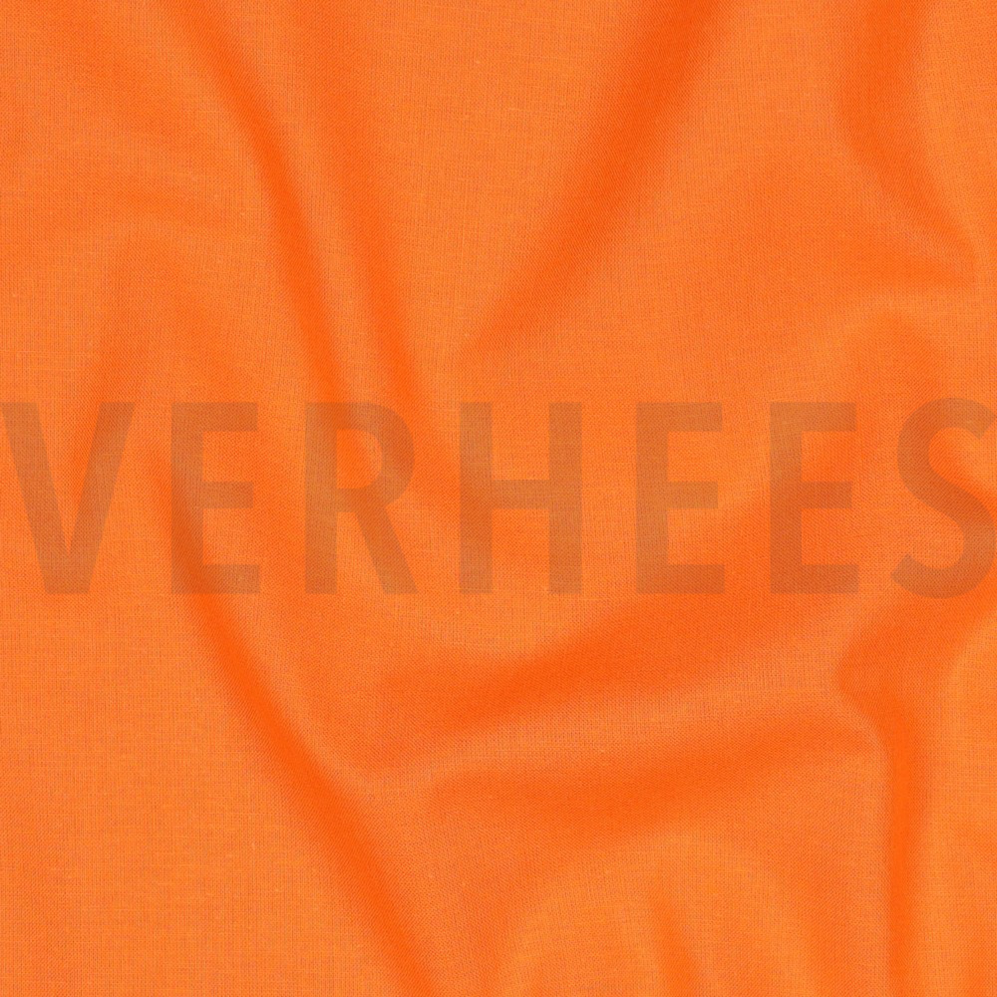 KATOENEN POPLIN MANDARIJNORANJE (high resolution) #2