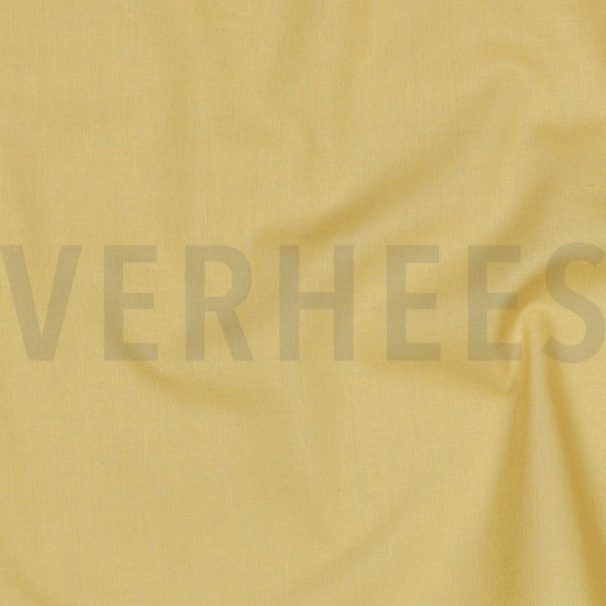 KATOENEN POPLIN MOSTERDGEEL #7