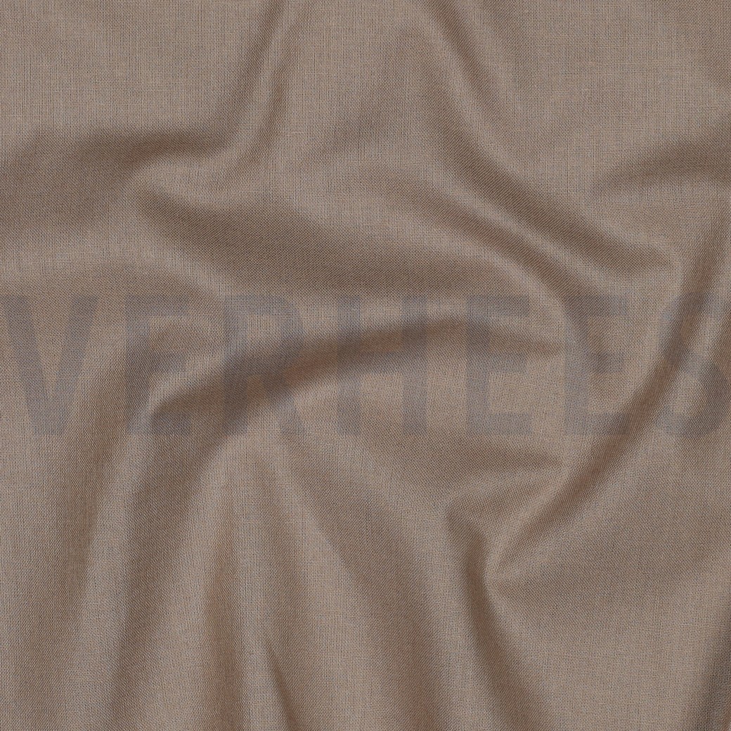 COTON POPLIN BRUN CLAIR #7