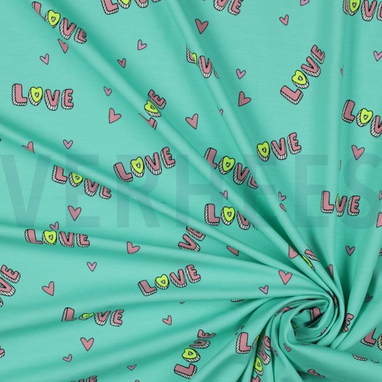 JERSEY NEON AMOUR MENTHE #7