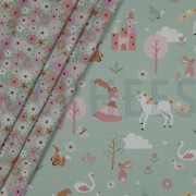 POPLIN CASTLES LIGHT MINT (thumbnail) #2