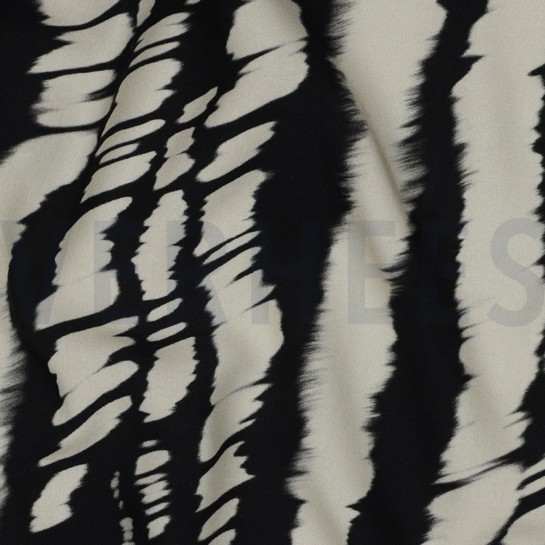 VISCOSE RADIANCE DIGITAL ABSTRAIT NOIR #7