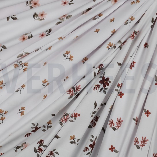 JERSEY DIGITAL GOTS FLOWERS WHITE #7