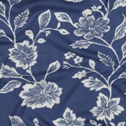 VISCOSE JERSEY FLOWERS BLUE (thumbnail) #2