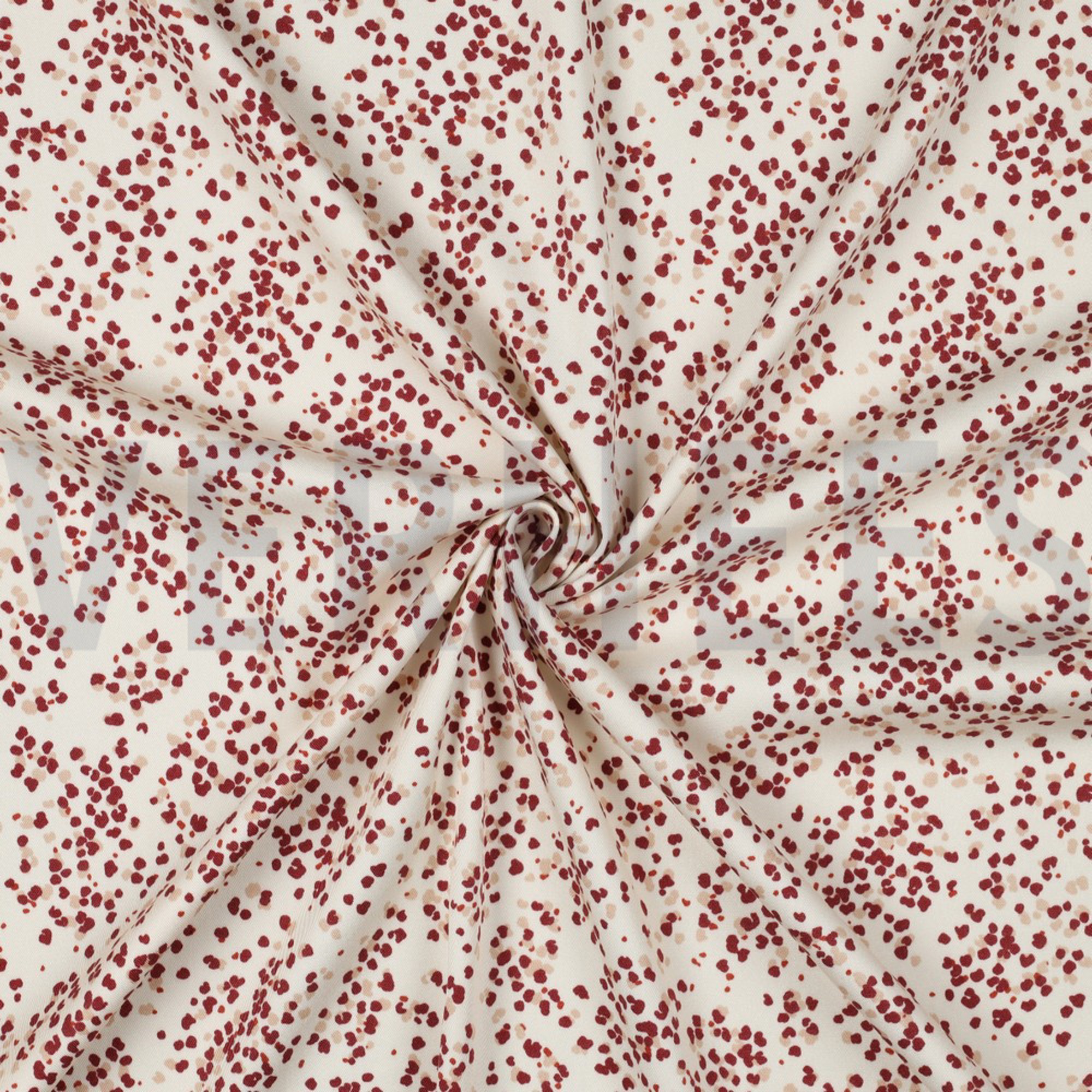 VISCOSE ROSELLA STRETCH DOTS OFF WHITE (high resolution) #2
