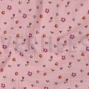 DOUBLE GAUZE FLOWERS LIGHT PINK (thumbnail) #2