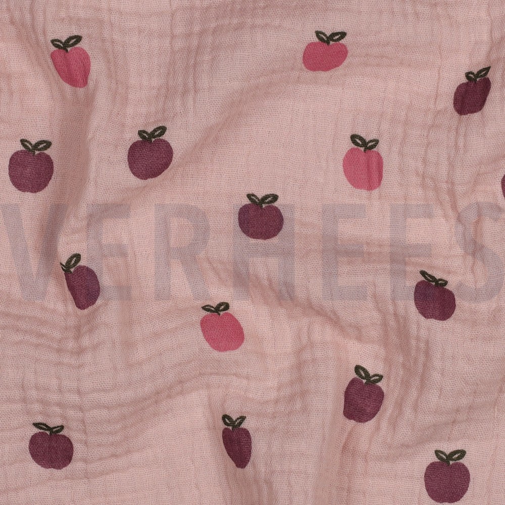 DOUBLE GAUZE FRUITS SOFT ROSE #7