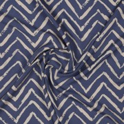VISCOSE RADIANCE ZIG ZAG JEANSBLAUW (thumbnail) #2