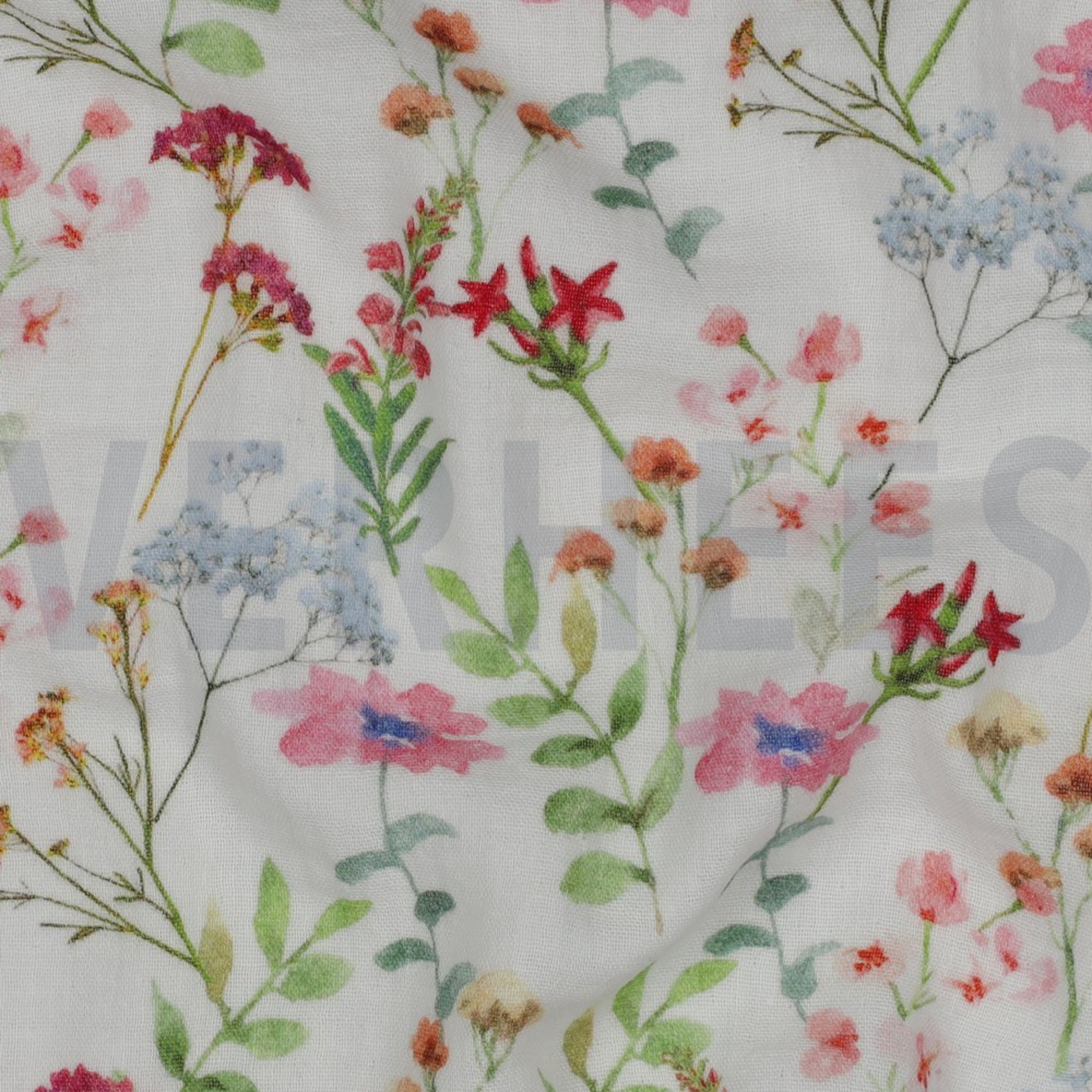 MUSSELIN DIGITAL BLUMEN WEISS (high resolution) #2