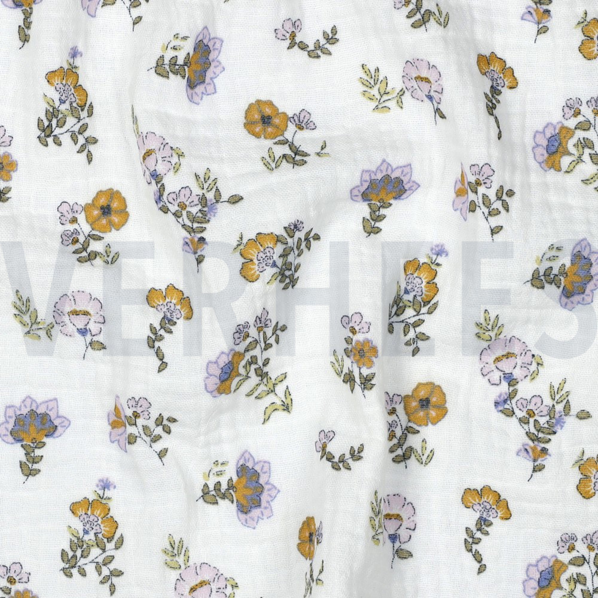 DOUBLE GAUZE GOTS BLOEMEN WIT (high resolution) #2